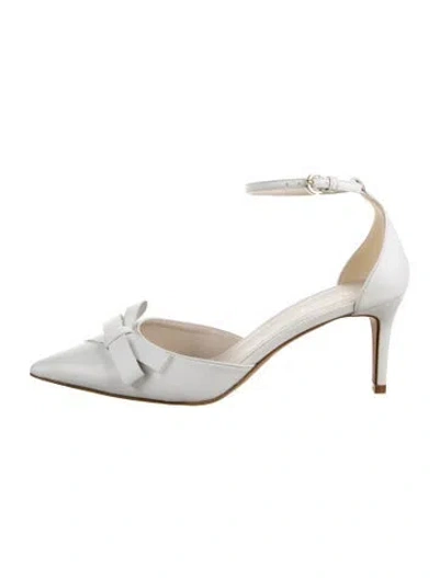 Pre-owned Prota Fiori Leather Pumps In White