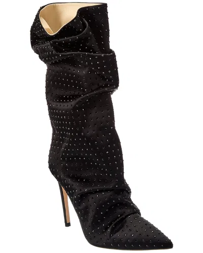 Prota Fiori Poppy Satin Boot In Black