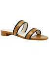Prota Fiori Zinnia Bicolor Apple Skin Sandals In Brown