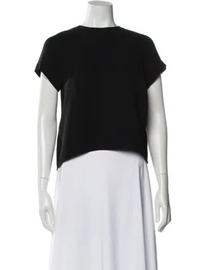 Pre-owned Protagonist Crew Neck Short Sleeve Top In Black