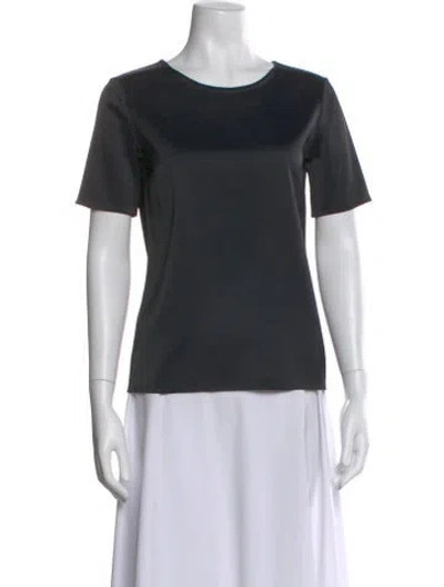 Pre-owned Protagonist Crew Neck Short Sleeve Top In Black
