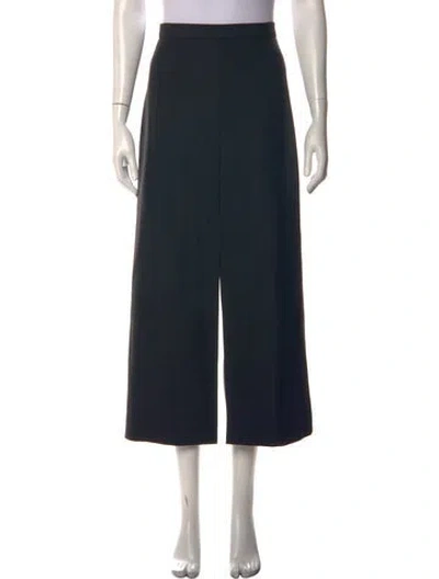Pre-owned Protagonist Cutout Accent Midi Length Skirt In Grey