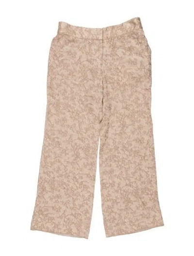 Pre-owned Protagonist Lace Pattern Wide Leg Pants In Neutrals