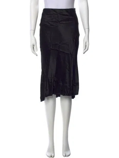 Pre-owned Protagonist Midi Length Skirt In Black