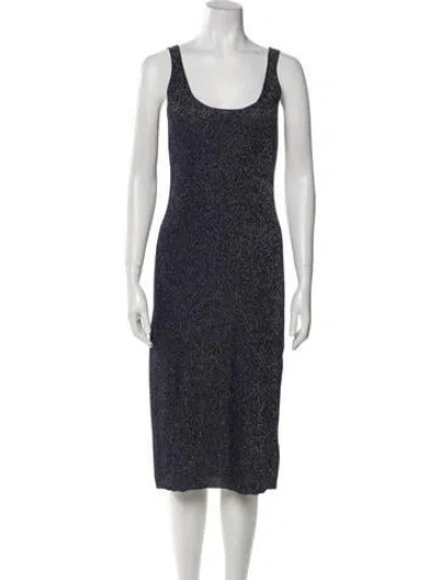 Pre-owned Protagonist Nylon Midi Length Dress In Blue