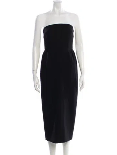 Pre-owned Protagonist Wool Midi Length Dress In Multi
