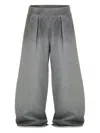 Protémoa Pleated Gradient Sweatpants In Gray