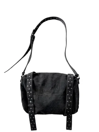 Protémoa Studded Messenger Bag In Black