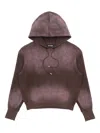 Protémoa Tie-dye Hoodie In Brown