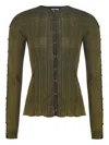 Protémoa Touch Cardigan In Green