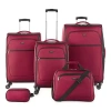 Protocol Court Softside 5-pc. Luggage Set In Red
