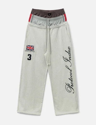 Protocol Index 3 Layered Sweat Pants In Multi