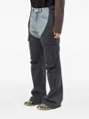 Protocol Index Biker Cargo Jeans In Gray