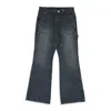 Protocol Index Black Carpenter Flared Denim In Black
