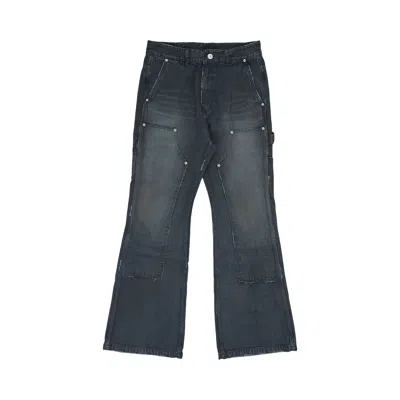 Pre-owned Protocol Index Carpenter Flared Denim 'black' | Men's Size 1