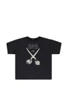 Protocol Index Distressed Graphic-print T-shirt In Black