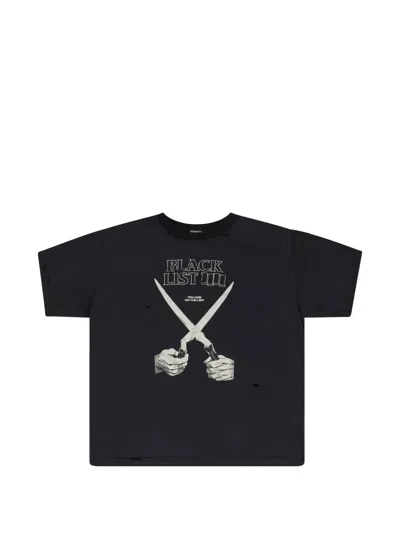 PROTOCOL INDEX DISTRESSED GRAPHIC-PRINT T-SHIRT
