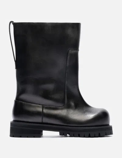 Protocol Index Distressed Shaft Boots In Black