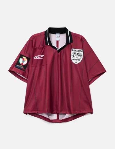 Protocol Index Fake Shoulder Referee Football Jersey In Brown
