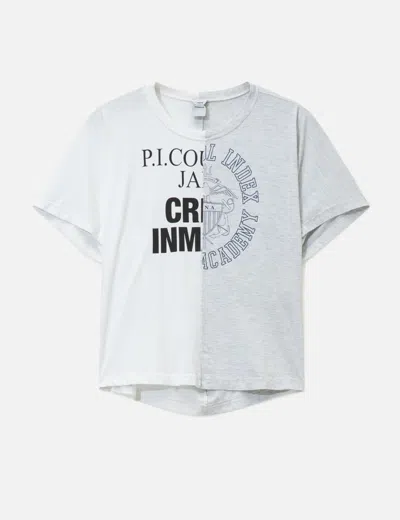 Protocol Index Fake Shoulder Seam T-shirts In Gray