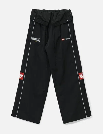 Protocol Index Folded Track Pants In Black