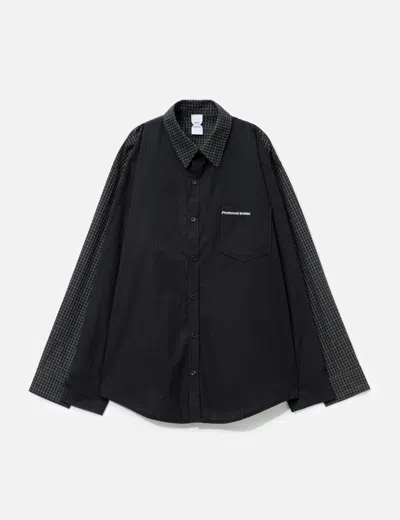 Protocol Index Four Hands Check Shirts In Black