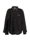 Protocol Index Four Hands Checked Shirt In Black