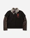 Protocol Index Fur Collar Layered Polo T-shirt In Multi