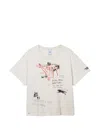 Protocol Index Hand-drawing Washed T-shirt In White