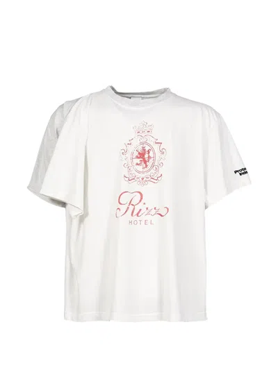 Protocol Index Layered-sleeve T-shirt In White