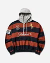 Protocol Index Men S Stripe Polo Hoodie In Multi