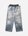 Protocol Index Men S Trompe-l Œil Layered Pants In Blue