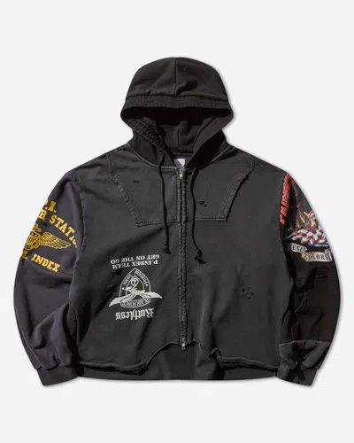 Protocol Index Men S Upside Down Zip Hoodie In Black