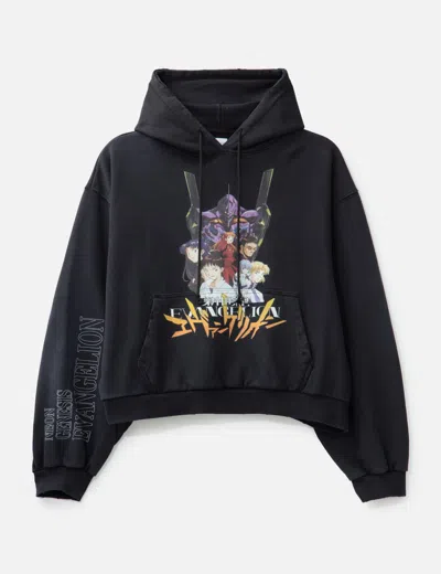 Protocol Index Neon Genesis Evangelion X Protocol-index Vintage Evangelion Units Hoodie In Black