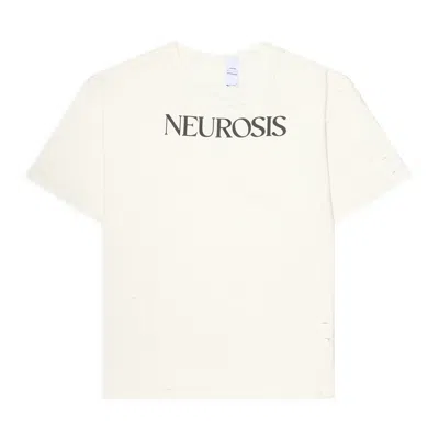 Protocol Index Neurosis Distressed T-shirt White