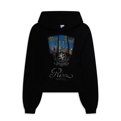 Protocol Index Reconstructed Hourglass Hoodie Black