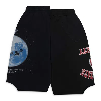 Protocol Index Reconstructed Sweat Shorts Black
