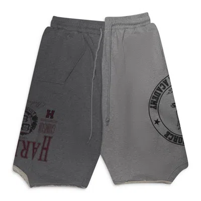 Protocol Index Reconstructed Sweat Shorts Grey In Gray