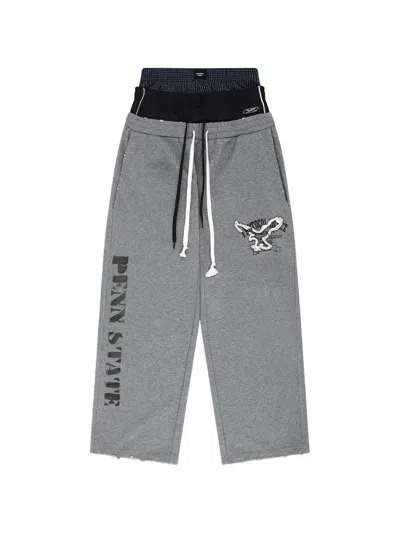 Protocol Index Retro 3 Layered Track Pants In Gray
