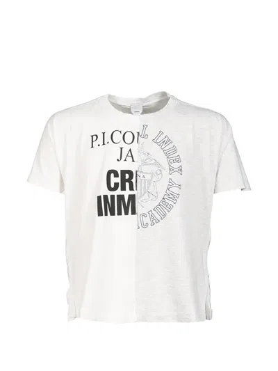 Protocol Index Seam-detail T-shirt In White