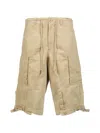Protocol Index Upside Distressed Cargo Pants In Brown