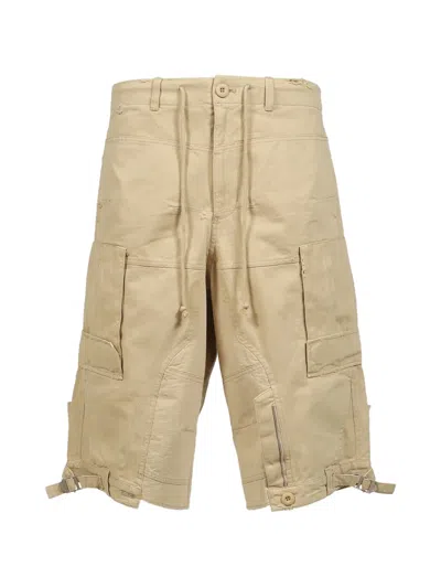 Protocol Index Upside Distressed Cargo Pants In Brown