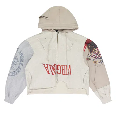 Pre-owned Protocol Index Upside Down Zip Hoodie 'cream' | Men's Size 3