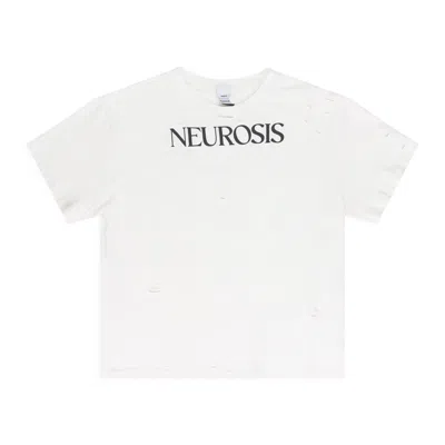 Protocol Index White Neurosis Distressed T Shirt