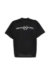 Prototypes 로렐 프린트 크루 넥 티셔츠 In Black