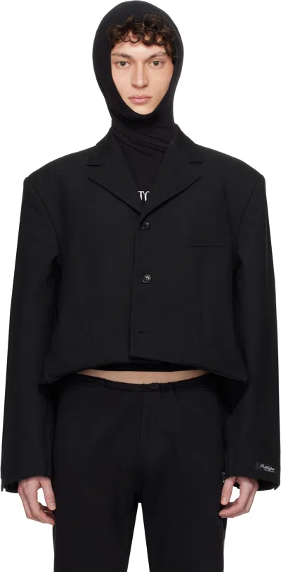 Prototypes Black 2 Way Tailored Blazer In Tailoring Black
