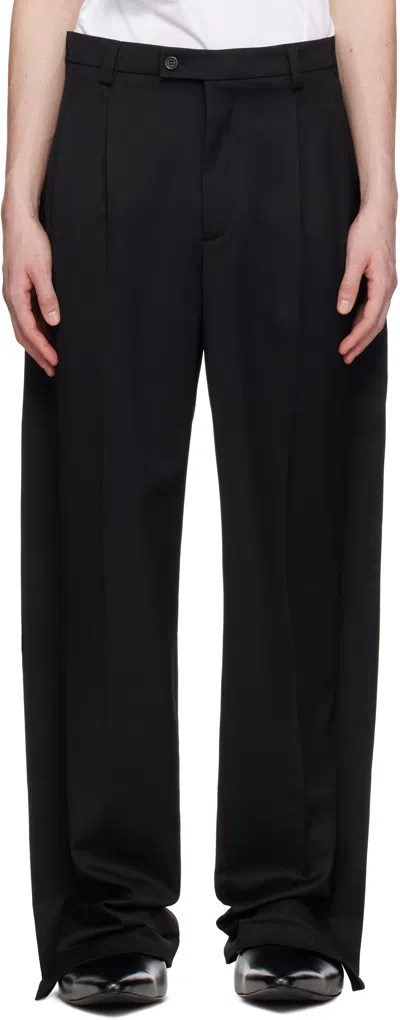 Prototypes Black Outline Tailored Trousers In Tailoring Black