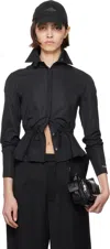 Prototypes Shoelace Shirt In Black