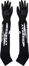 Prototypes Black Sock Gloves In Black Sock