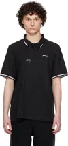 Prototypes Black Wrapped Polo In Upcycled Polo Black